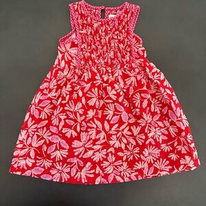 EC Zara Floral Red and Pink Dress
